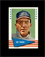 1961 Fleer #143 Joe Tinker EX-MT to NRMT+