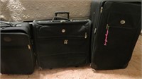 3 pieces of luggage: Travelers Club Carry-on (whee