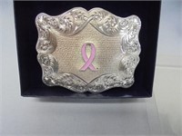 Montana Silversmith Breast cancer awareness buckle