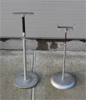 (2) Telescoping Material Stands