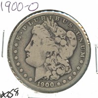 1900-O Morgan Silver Dollar