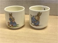2 Royal Doulton Bunnykins Egg Cups