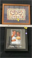 Inspirational child wall art, wedding photo frame