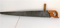 antique cross cut saw