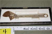 Craftsman Gold electroplated 12" wrench