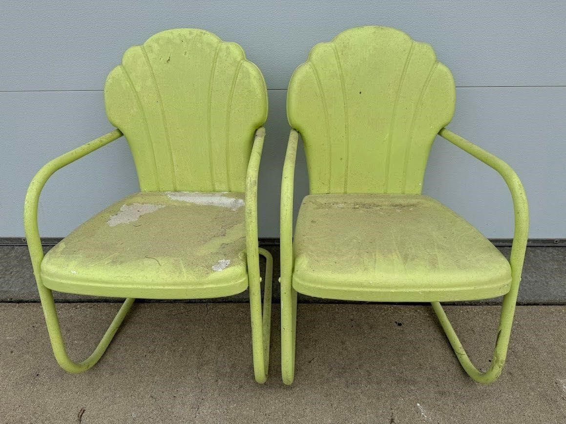 2 Vintage Lawn Chairs