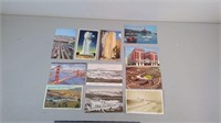 Lot of 11 Vintage US Postcards