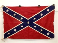 58”x37” Confederate Flag, Holes