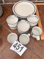 Dansk China Plates, Ramekins & Mugs(Sunroom)