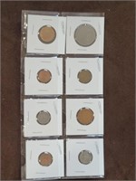 8 miscellaneous foreign coins