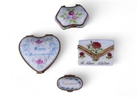 Handpainted French Limoges Boxes
