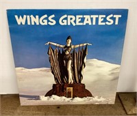 Wings LP with poster