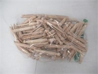 Traditional Wooden Clothespins, Unknown Amount