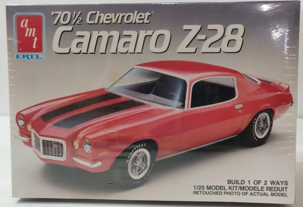 Sealed '70 1/2 Chevrolet Camaro Z-28 Model Kit