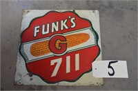Funk's 711 Metal Sign