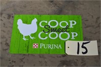 Metal Purina Sweet Coop Sign