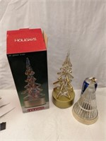 Battery Operated Glass Tree and Other