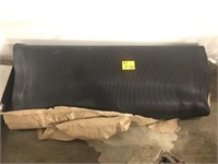 Roll of rubber matting