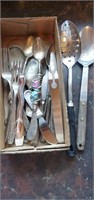 Group of flatware