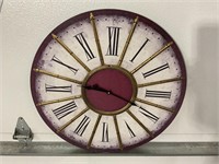23.5" WALL CLOCK - TESTED & WORKS
