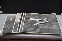 Set of 14x11 Beechcraft Airplane Promo Photos