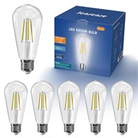 Jensense Edison LED Light Bulbs 8Watt Dimmable Lig