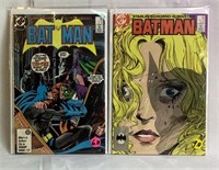 DC Batman #398 and #421