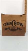 Parts to a wooden OLD Crow Whiskey crate- or wood