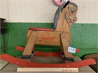Wooden Child's "Hobby" Rocking Horse