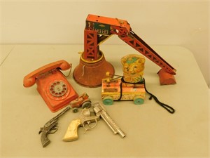 Antique metal toys
