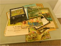 Vintage calendars - various years