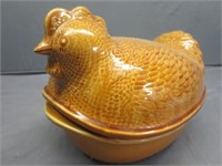 *1966 Environmental Ceramics Hen Baking Dish