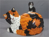 *Cats by Nina Cookie Jar ( Ear Chip )