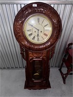 Antique WALL CLOCK OVER 4’ TALL