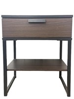 IKEA Trysil Dark Brown Wooden Nightstand