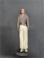 Ken doll with plaid jacket