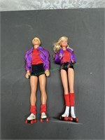 Roller Skate Ken and Barbie