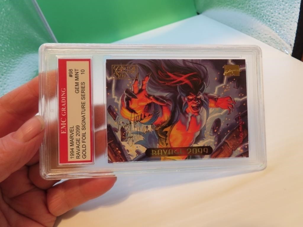 1994 Marvel Ravage Gem 10 Graded Card
