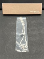 Silpada necklace Freshwater Pearl Cross Sterling