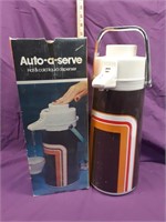 70's Air Pump Pot Thermos for Hot Cold Beverages