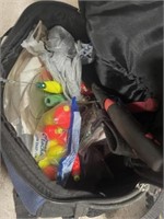 TACKLE BAG AND CONTENTS