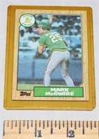 1987 TOPPS #366 MARK McGWIRE BASEBALL CARD