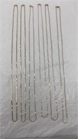 Goldtone Chains 28"  6 piece