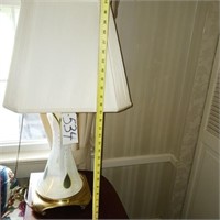 PEACOCK DESIGN WHITE LAMP