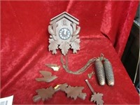 Vintage West German Cuckoo clock.