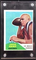 Jack Kemp LA Chargers Fleer Football Card