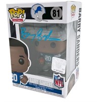 Barry Sanders Autographed Detroit Lions Funko Pop!