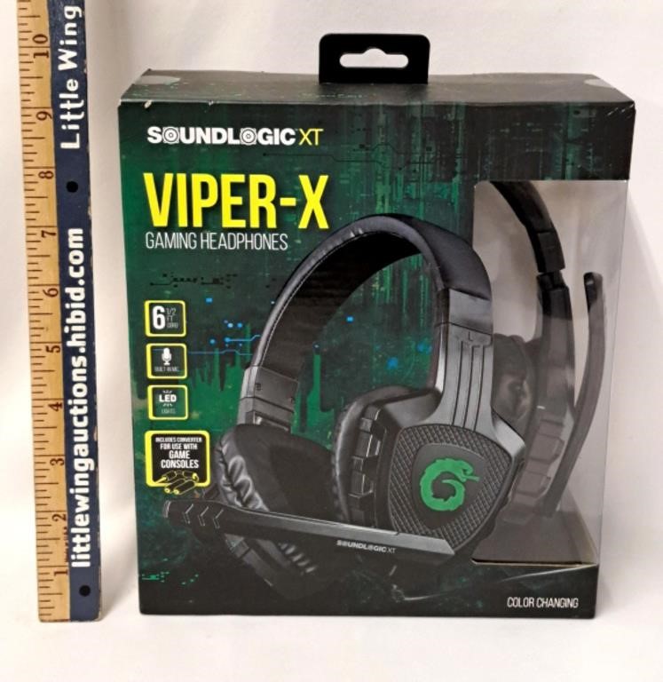 VIPER X GAMING HEADSET-Colour Changing-NEW