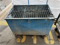 Mesh Topped Mobile Security Storage Trolley