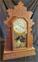 Vintage Gingerbread Mantel Clock